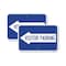Signmission Visitor Parking With Left Arrow, 12'' X 18'' 2 Signs, Heavy Gauge Aluminum, 2PK A-1218-2PACK-24377 - alternate 1