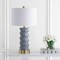 Jonathan Y Taipei 28" Ceramic LED Table Lamp, Dark Grey/Gold JYL3052A - alternate 4