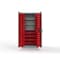Strong Hold 14 GA Bin Cabinet with 3 Shelves - 36 In W. x 75 In. H x 24 In. D - 106 Red Bins 36-BBS-243-106R-L - alternate 1