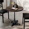Flash Furniture Bennett 30 in Round Solid Wood Indoor Tabletop in Dark Brown with 22.75 in x 22.75 in GSF-RD30-DKBRN-SDAT2222-GG - alternate 5