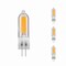 Bulbrite LED Filament, 1.8 Watt Dimmable T5 Light Bulb, Clear Glass Finish, G4 Base, 3000K, 140 Lumens, 4PK 862038 - alternate 1