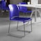Flash Furniture 880 lb. Capacity Blue Full Back Stack Chair RUT-238A-BL-GG - alternate 3
