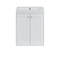 James Martin Vanities Chianti 24 in. Single Vanity, Glossy White w/ White Glossy Composite Stone Top 533V24GWWG - alternate 1