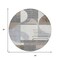 Homeroots 8' Taupe Gray And Ivory Round Geometric Washable Indoor Outdoor Area Rug 618000 - alternate 2