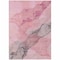 Homeroots 9' X 12' Blush And Gray Abstract Washable Indoor Outdoor Area Rug 631831 - alternate 5