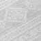 Homeroots 8' X 10' Silver And Ivory Southwestern Washable Indoor Outdoor Area Rug 593723 - alternate 4