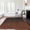 Homeroots 3' X 5' Orange And Charcoal Abstract Washable Indoor Outdoor Area Rug 588966 - alternate 3