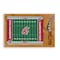 Picnic Time Family Of Brands NCAA Washington State Cougars Football Field Icon Glass Top Cutting Board & Knife Set 910-00-505-634-0 - alternate 1