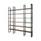 Homeroots Brown Iron and Solid Wood Six Tier Bookcase 392226 - alternate 6