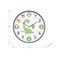 Monarch Specialties Clocks, 18-in. Round, Juvenile, Wall Clock, Multi-colored Face, Blue Frame, Contemporary, Modern I 9100 - alternate 2