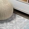 Jonathan Y Ancient Faded Trellis Gray/Turquoise 2 ft. x 8 ft. Runner Rug SOR206A-28 - alternate 7