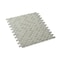 Apollo Tile White 11.8 in x 11.8 in Glass Glossy, Matte Floor and Wall Mosaic Tile 4.83 sqft/case, 5PK APLALA8808A - alternate 3