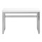 Homeroots Adjustable White and Gray Wood and Metal Sled Computer Desk 490021 - alternate 5