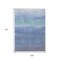 Homeroots 9' X 12' Blue Teal Blue And Sky Blue Abstract Washable Indoor Outdoor Area Rug 618140 - alternate 3
