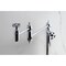 Kingston Brass Deck Mount Pot Filler Faucet with Knurled Handle, Polished Chrome KS3701RKX - alternate 2