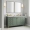 James Martin Vanities Chicago 60'' D Vanity, Smokey Celadon, w/ Jasmine Pearl Silestone Top w/FreePower Wireless Charger 503-V60D-SC-FEJP - alternate 4