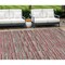 Homeroots 10' X 14' Red Beige And Copper Striped Washable Indoor Outdoor Area Rug 587937 - alternate 1