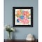 Homeroots Spring Floral Black Framed Print Wall Art 529916 - alternate 2