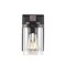 Jonathan Y Bungalow 4.5" 1-Light Iron/Seeded Glass Rustic Farmhouse LED Vanity Light, Oil Rubbed Bronze JYL7507A - alternate 1