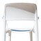 Rainbow Outdoor Bella Set of 2 Stackable Barstool-White, PR RBO-BELLA-WHT-BS-SET2 - alternate 3