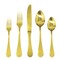 Mepra Casablanca Flatware Set - 5 Pieces - Gold 1097CB22005 - alternate 1