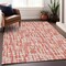 Homeroots 3' X 5' Coral Pink And Ivory Abstract Washable Indoor Outdoor Area Rug 602557 - alternate 3