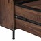 Homeroots 30" Walnut Wood Two Drawers Filing Cabinet 568313 - alternate 4