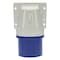 Walther-Werke Pin and Sleeve Inlet, 30A, 3Ã¸Y 120/208 or 230, 3 Phase, 3 Pole, NEMA Not Rated 631509 - alternate 4
