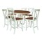 Whitewood Industries Rectangular Extension Dining Table W/ 6 Counter Height Stools, 36 in W, 30.1 in L, 48 in H, 7 K79-36RXT-27-S6132-6 - alternate 1