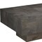 Homeroots 59" Dark Gray Solid Wood Solid Coffee Table 565306 - alternate 6