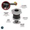 Performance Tool 1/2 in. Dr. Ratcheting Adapter, Breaker Bar, Palm Ratchet, Chrome Vanadium W32114 - alternate 5