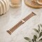 Elegani Rose Gold Classic Multi-Link Stainless Steel Replacement Band Compatible with Apple Watch 44mm HC5LSB-RGD-44mm - alternate 2