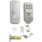 Neiko Keyless Electronic Deadbolt Door Lock, Brushed Silver, Battery Powered, 2 Keys Included 52909A - alternate 2