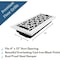 Sierra Grates 4 in. H X 12 in. W Powder Coat Steel, White Floor Register ORI412-WHT - alternate 2
