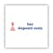 Accu-Stamp2 Stamp, Red/Blue, For Deposit Only, 1-5/8x.5 035523 - alternate 2
