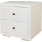Homeroots Two Piece White Solid and Manufactured Wood Bedroom Set 569371 - alternate 4