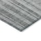 Homeroots 5' X 8' Gray And Silver Striped Washable Indoor Outdoor Area Rug 602786 - alternate 3