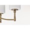 Nuvo Liam, 6 Light Chandelier, Burnished Brass, White Opal Glass 60/8206 - alternate 2