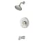 American Standard Chatfield Brushed Nickel Brass 3 settings Tub and Shower Trim Kit 1.8 gpm 7413508.295 - alternate 3