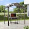 Sunjoy 8 ft. x 5 ft. Brown Steel 2-tier Grill Gazebo Hardtop A104002820 - alternate 5