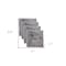 Homeroots Set Of Four 17" X 17" Grey Wool Chair Pads 489528 - alternate 3