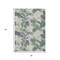 Homeroots 3' X 5' Artichoke Green Lavender And Ivory Botanical Leaves Washable Indoor Outdoor Area Rug 618382 - alternate 4