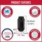 Coyote Wheel Accessories LUG NUTS, Carbon Steel, 2 in, 7/8 in Hex 131148BLK - alternate 2