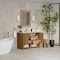 James Martin Vanities Solene 48 in. Single Vanity, Seaside Oak, w/ 3 CM Victorian Silver Quartz Top D225-V48-SSO-3VSL - alternate 3