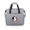 Picnic Time Family Of Brands NCAA Florida State Seminoles On The Go Lunch Bag Cooler - Soft Cooler Lunch Box, Heathered Gray 510-00-105-174-0 - alternate 1