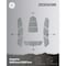 General Electric. HardHatReflectiveDecal, Silver, GEPPE GH622 - alternate 2