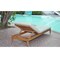 Panama Jack Outdoor Panama Jack Bali Teak Chaise Lounge with Cushion PJO-3601-NAT-CL-CUSH - alternate 2