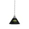 Holland Bar Stool Co North Dakota State Pendant Light, Black Shades, Chrome Fixture BL1CHNDakSt-B - alternate 1