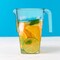 Smarty Had A Party 52 oz. Clear Square Plastic Disposable Pitchers (24 Pitchers), 24PK 552S-CASE - alternate 6