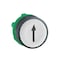 Schneider Electric Push Button Operator, Flush, Momentary Action, Not Applicable Release, Non-Illuminated, White ZB5AA334 - alternate 1